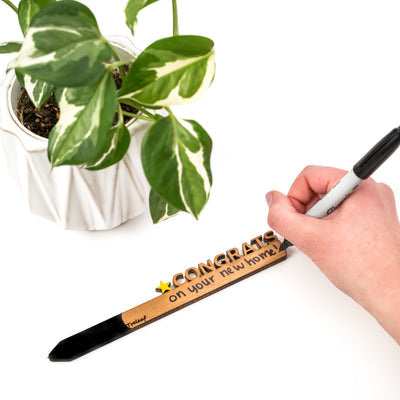 Treleaf Celebration Stake - Writable stake for plant gift