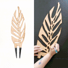 Treleaf BARE™ Monstrella™ - Customizable Monstera Shaped Wooden Plant Support