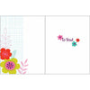 Gina B Designs Birthday card Mod Flower Pop Greeting Card