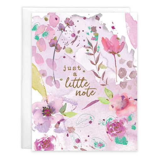 Gina B Designs Thinking of You card Graceful Flowers Greeting Card
