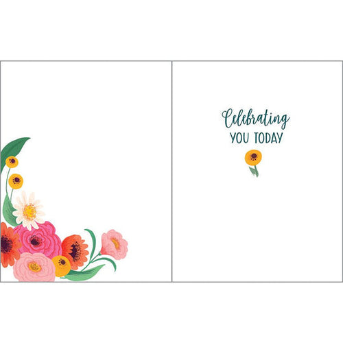 Gina B Designs Mother's Day card Daisies and Blooms Greeting card