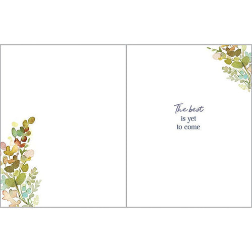 Gina B Designs Retirement card Leaves & Foliage Greeting Card