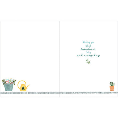 Gina B Designs Birthday card Garden Birthday Greeting Card