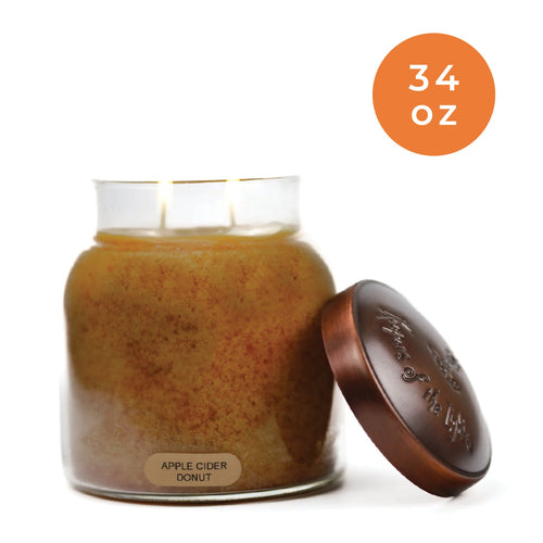 A Cheerful Giver Apple Cider Donut - 34 oz Papa Candle