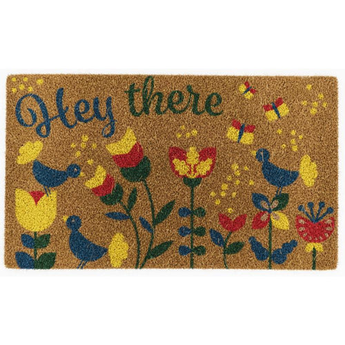 Avera Produc Hey There Spring Birds Coir Doormat