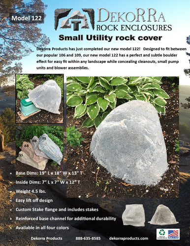 Dekorra Mock Rock® Artificial Rock Model 122 19″L x 18″W x 13″H