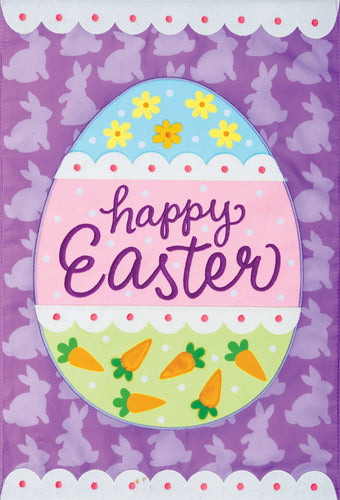 Custom Decor Applique-Patterned Easter Egg-FM