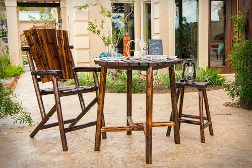 Leigh Country Char-log Bar Arm Chair