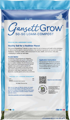 Quonset Soil Solutions GansettGrow™ 50-50 Loam-Compost Premium Soil Amendment Blend