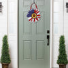 Evergreen Patriotic Sunflower Door Decor