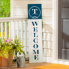 Evergreen Coastal Porch Leaner Nautical Monogram 46 T