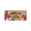 Evergreen Red White and Blue Floral Sassafras Coir Switch Mat