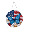 Evergreen Patriotic Butterfly PVC Door Décor 16D