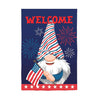 Evergreen RWB Gnome Suede House Flag