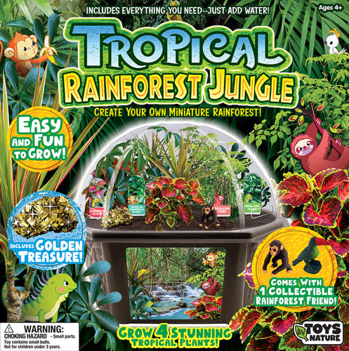Toys By Nature Tropical Rainforest Jungle Biosphere Terrarium