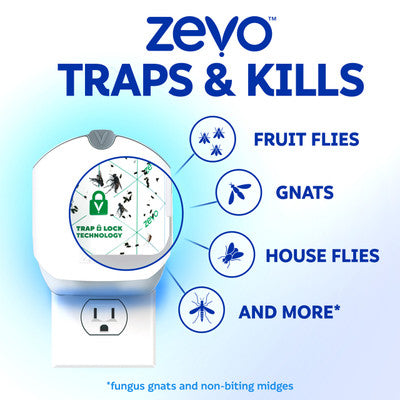 Zevo Plant Flying Insect Trap Refill - 3 Refill Cartridges