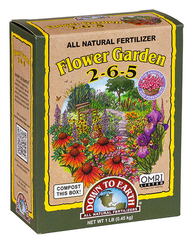Down To Earth Flower Garden 2-6-5 Fertilizer