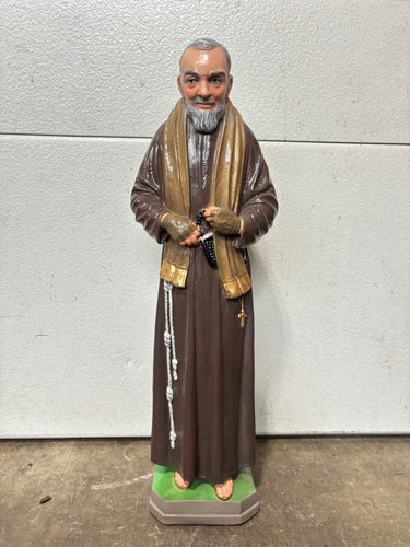 HAND PAINTED PADRE PIO SM