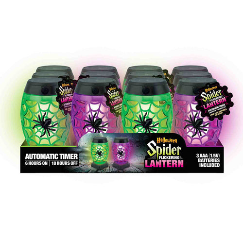 Shawshank LEDz Halloween Spider Flickering Lantern