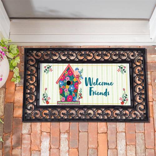 Evergreen Doormat Insert Ric Rac Birdhouse
