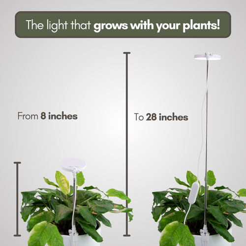 Mossify 28 LED Plant Light Blk