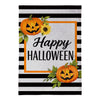 Evergreen Flag Mini Striped Happy Halloween
