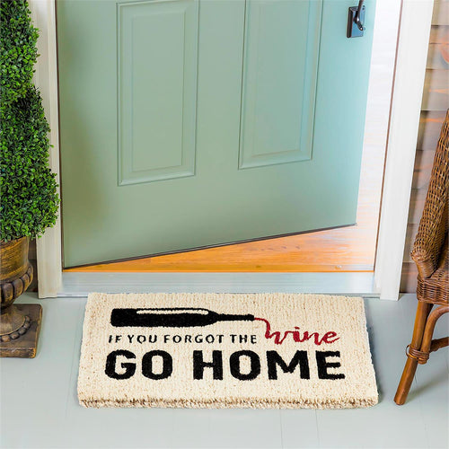 Evergreen  Doormat Forget The Wine