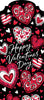 Custom Decor Black and Red Hearts-YarDecor