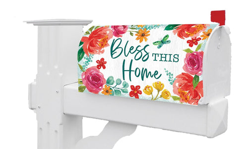 Custom Decor Blessed Floral Mailbox Makeover