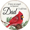 Custom Decor Step Stone Angel In Heaven Dad