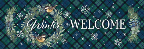 Custom Decor Signature Sign-Chickadee Wreath