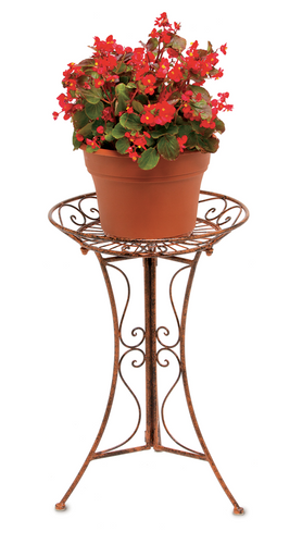Deer Park Ironworks Sunburst Round Plant Stand