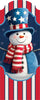 Custom Decor YarDecor-Patriotic Snowman