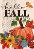 Custom Decor Hello Fall-Flag