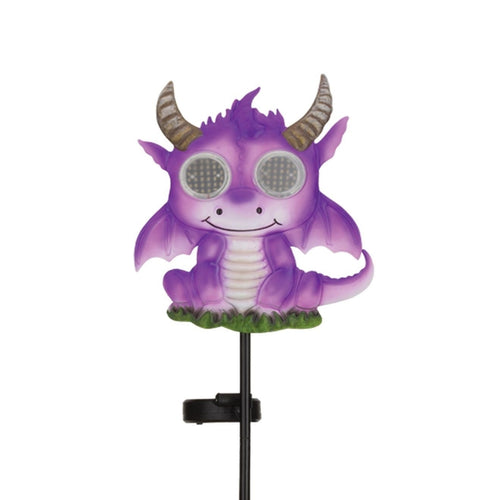 Regal Art & Gift Eye Roller Solar Stake Dragon
