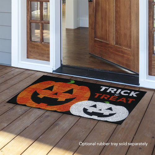 Briarwood Lane Trick Or Treat Pumpkin Halloween Natural Fiber Coir Doormat
