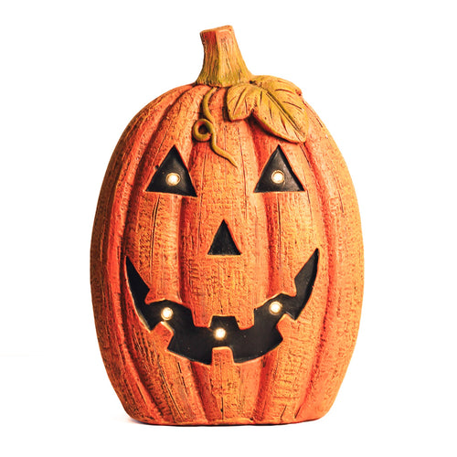 A Cheerful Giver Carved Pumpkin