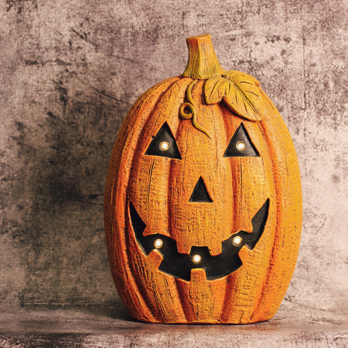 A Cheerful Giver Carved Pumpkin