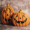 A Cheerful Giver Carved Pumpkin
