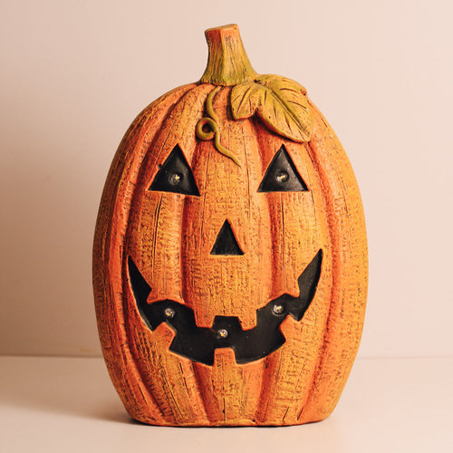 A Cheerful Giver Carved Pumpkin