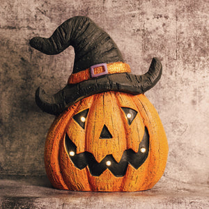 A Cheerful Giver Carved Pumpkin