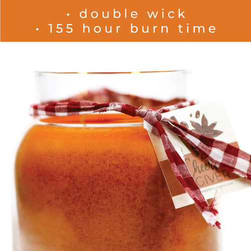 A Cheerful Giver Pumpkin Cornbread - 34 oz Papa Candle