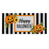Evergreen Doormat Insert Striped Halloween