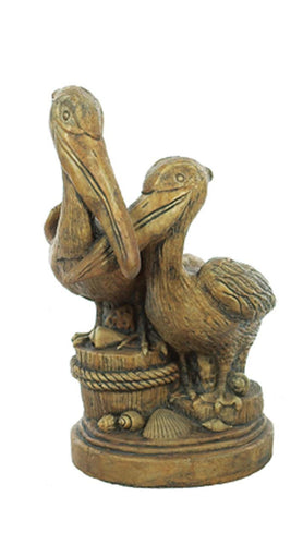Athens Stone Casting Pecking Pelican Pair