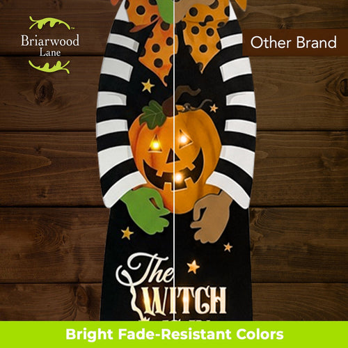 Briarwood Lane Wicked Witch Pine Porch Leaner