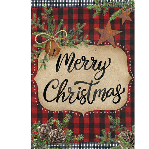Briarwood Lane Farmhouse Merry Christmas House Flag