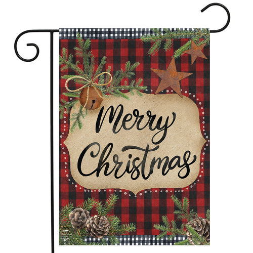 Briarwood Lane Farmhouse Merry Christmas Garden Flag