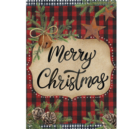Briarwood Lane Farmhouse Merry Christmas Garden Flag