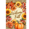 Briarwood Lane Welcome Fall Flowers Double-Sided House Flag