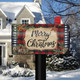 Briarwood Lane Farmhouse Merry Christmas Mailbox Cover